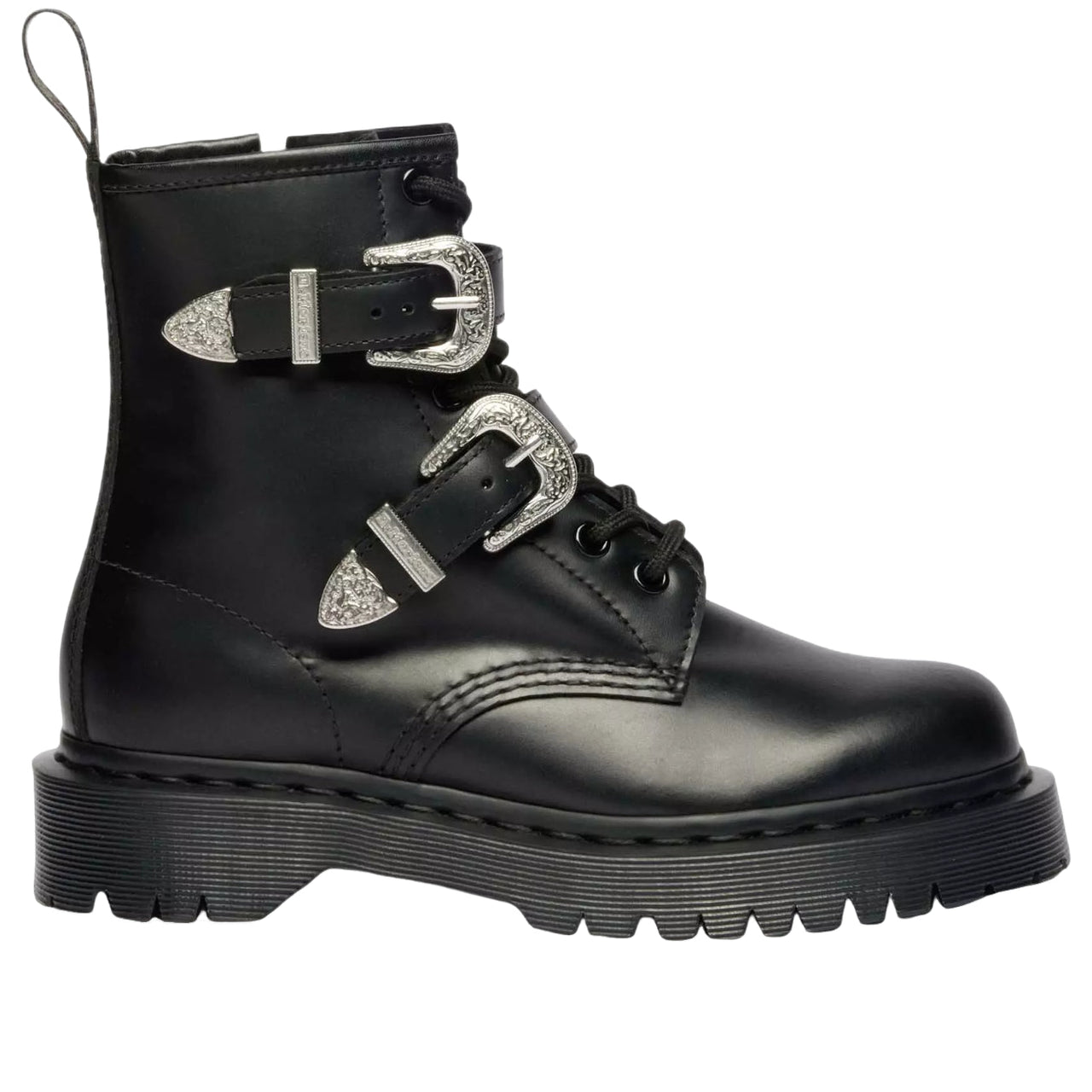 (WMNS) Dr. Martens 1460 Western Buckle 'Black Atlas' 43103001