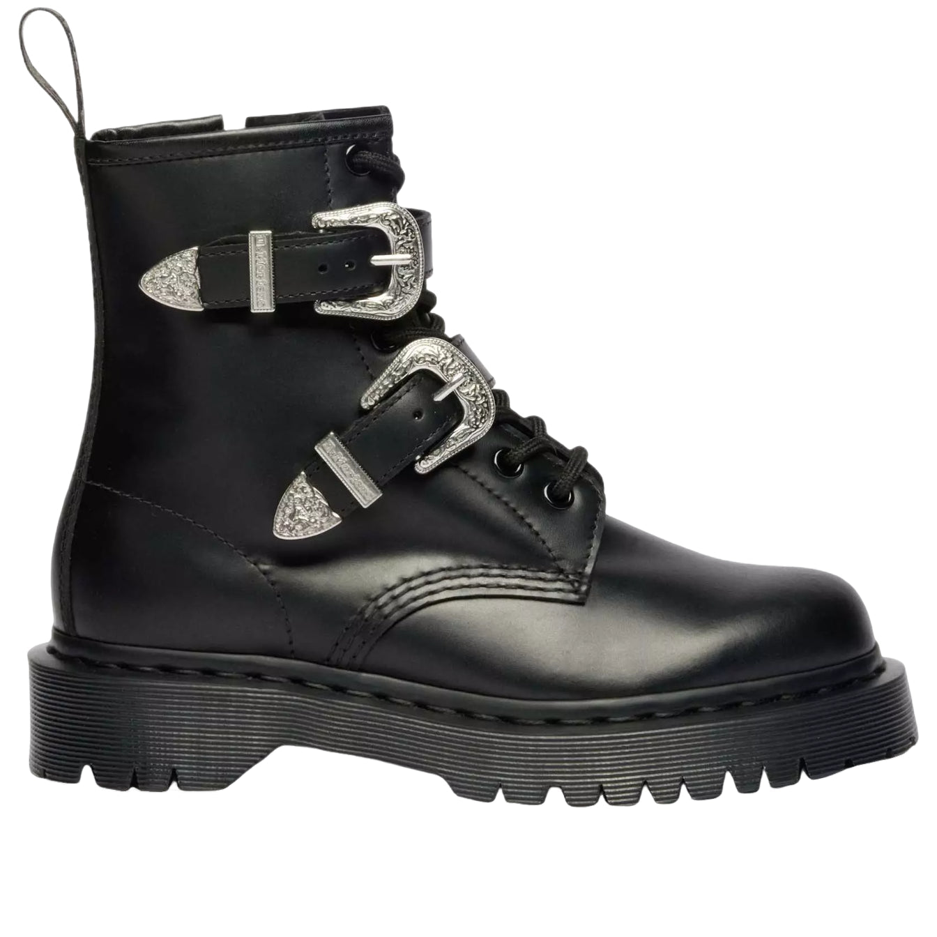 (WMNS) Dr. Martens 1460 Western Buckle 'Black Atlas' 43103001