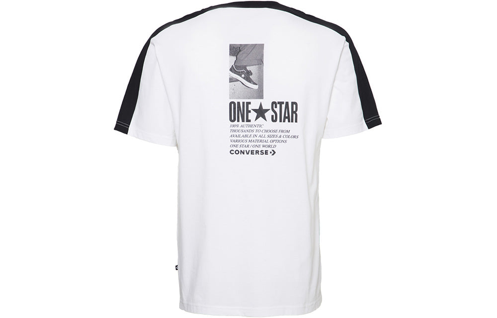 Converse One Star Panel T-Shirt 'White' 10016941-A01