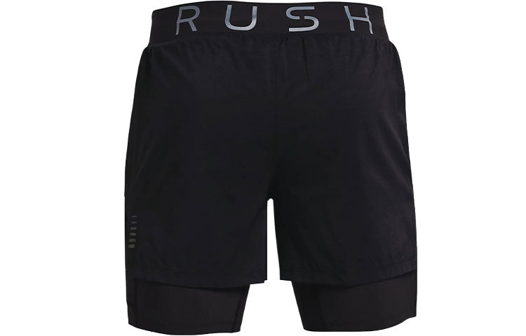 Under Armour Rush 2-in-1 Running Shorts 'Black' 1361577-001