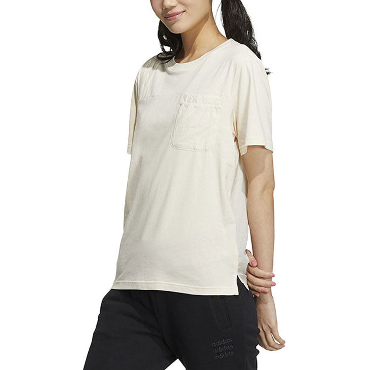 (WMNS) adidas Neo Util T-Shirts 'White' HM2035