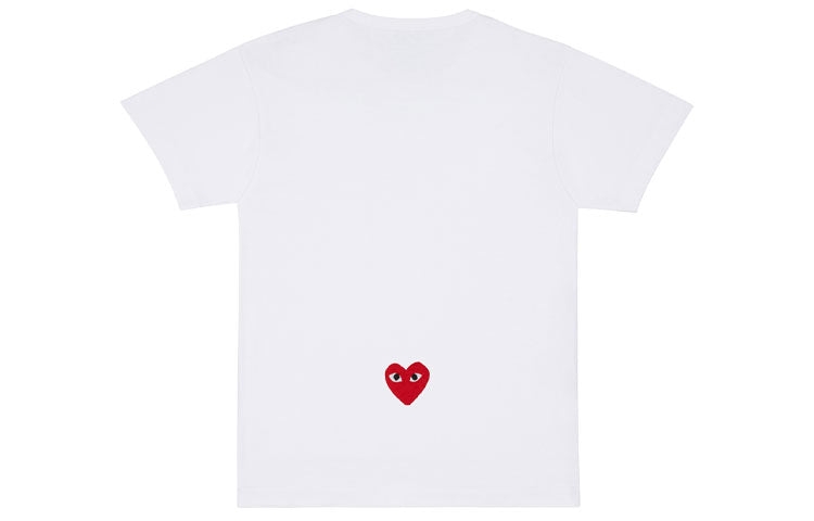 COMME des GARCONS PLAY x Converse Logo T-Shirt 'White' AE-T302-051-1