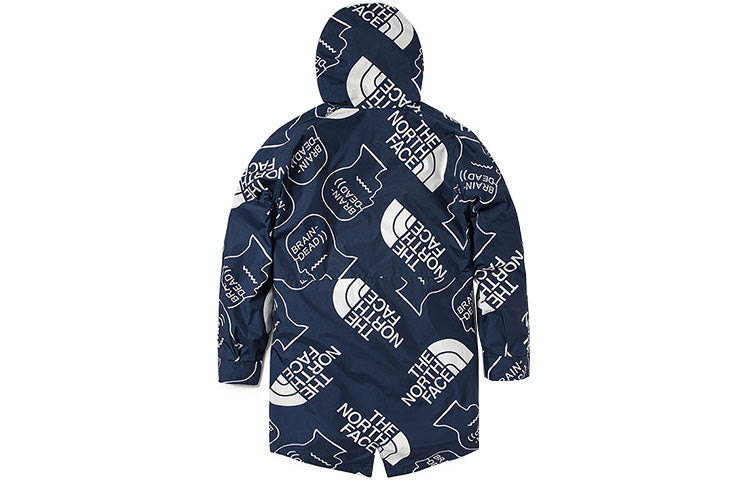 THE NORTH FACE X Brain Dead 76 Oversized Mountain Parka Jacket 'Blue' 529S-WE7