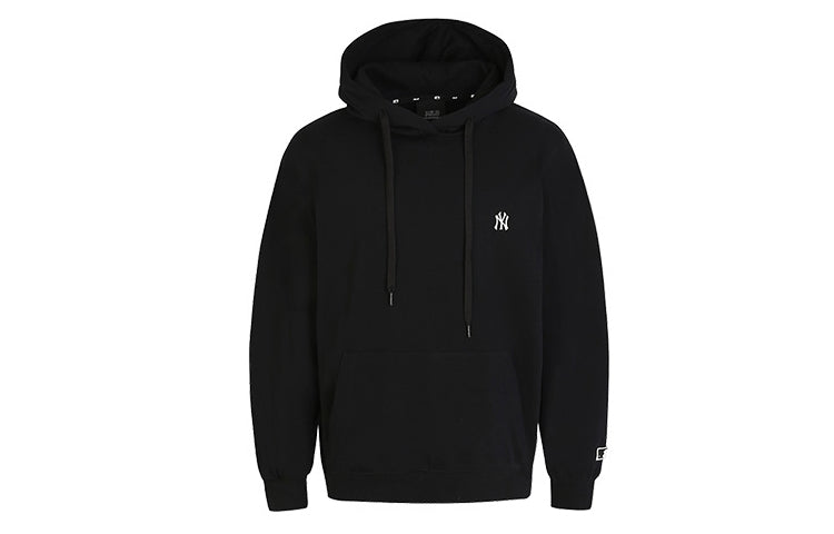 MLB New York Yankees Retro Series hooded Loose Printing Long Sleeves Unisex Black 31HDM1011-50L
