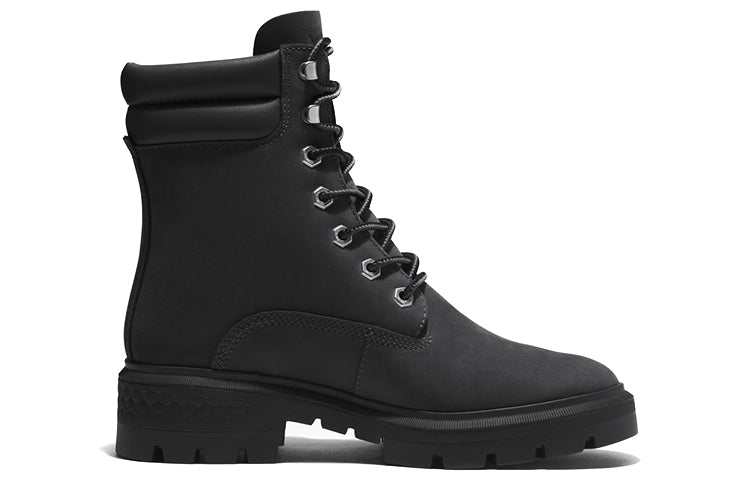 (WMNS) Timberland Cortina Valley 6 Inch Waterproof Boots 'Black Nubuck' A5NBY015