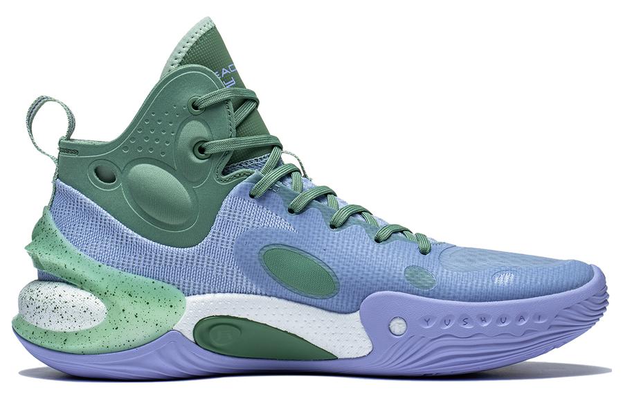 Li-Ning Yushuai 17 Mid ' Purple Green' ABAT043-8