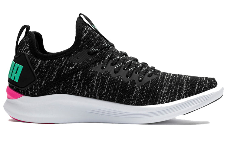 (WMNS) PUMA Ignite Flash Evoknit 'Black Pink' 190511-11