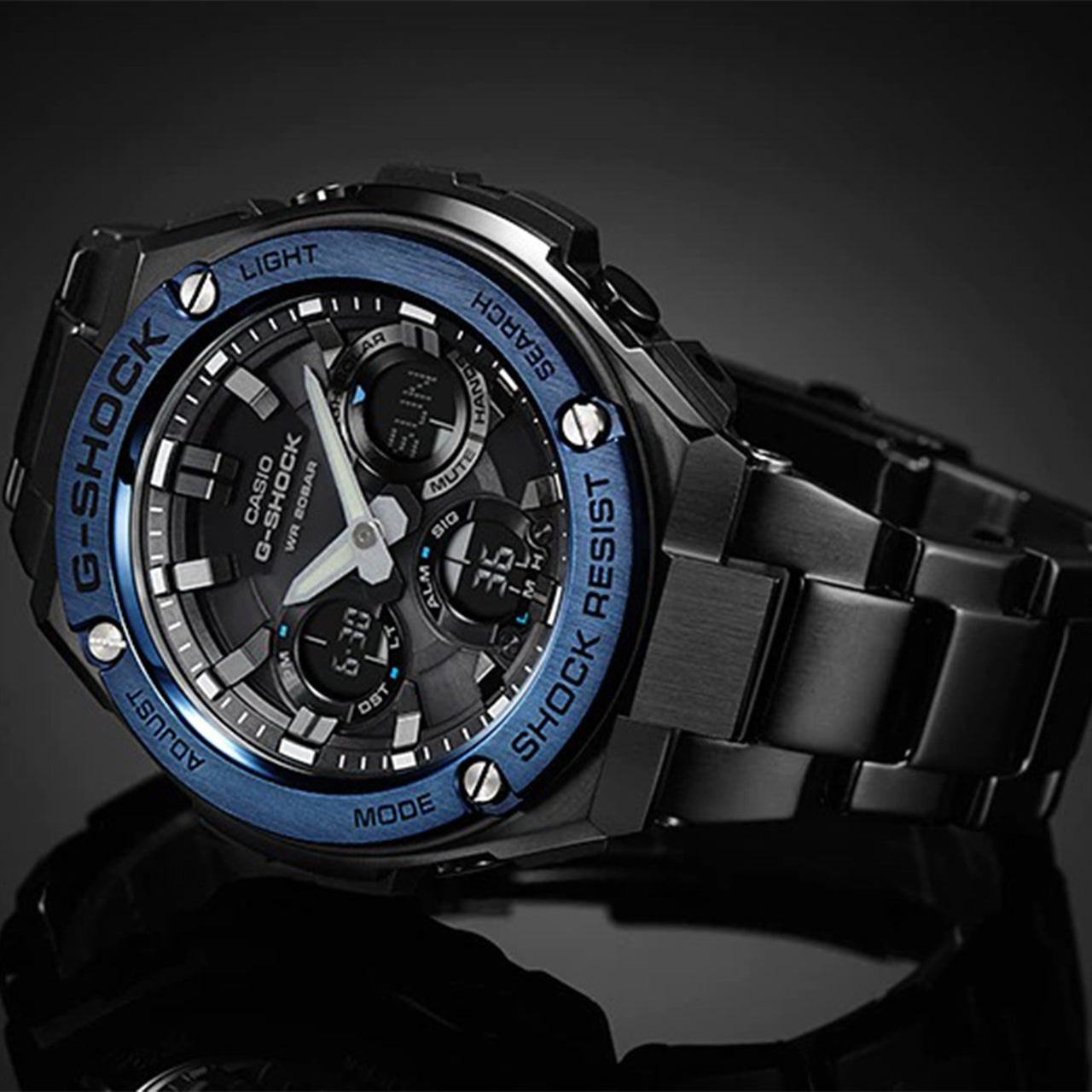 CASIO G-Shock G-Steel 'Black Blue' GST-S110BD-1A2