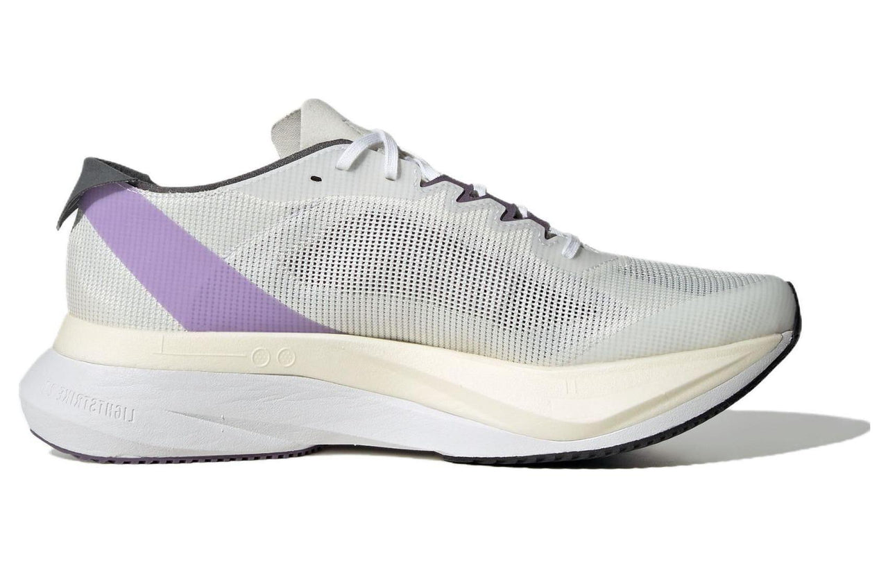 (WMNS) adidas Adizero Boston 12 Running 'Cloud White Purple' ID6900