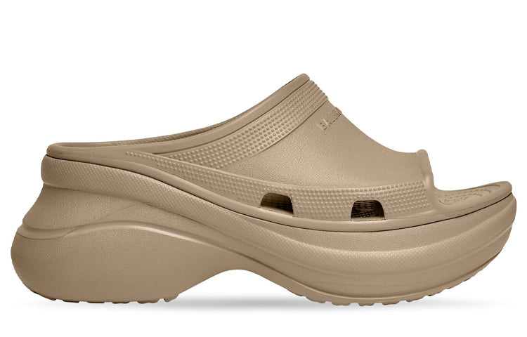 (WMNS) Balenciaga x Crocs Pool Slide Sandals 'Beige' 677389W1S8E2500