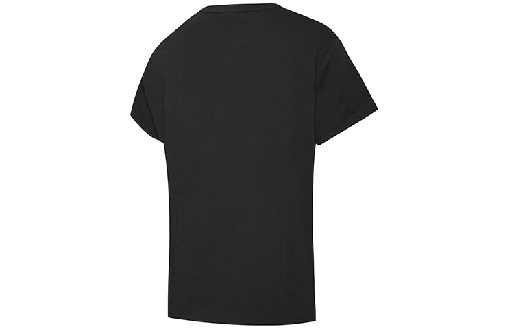 (WMNS) PUMA Classics Logo Tee Large Logo Short Sleeve Black 596512-71