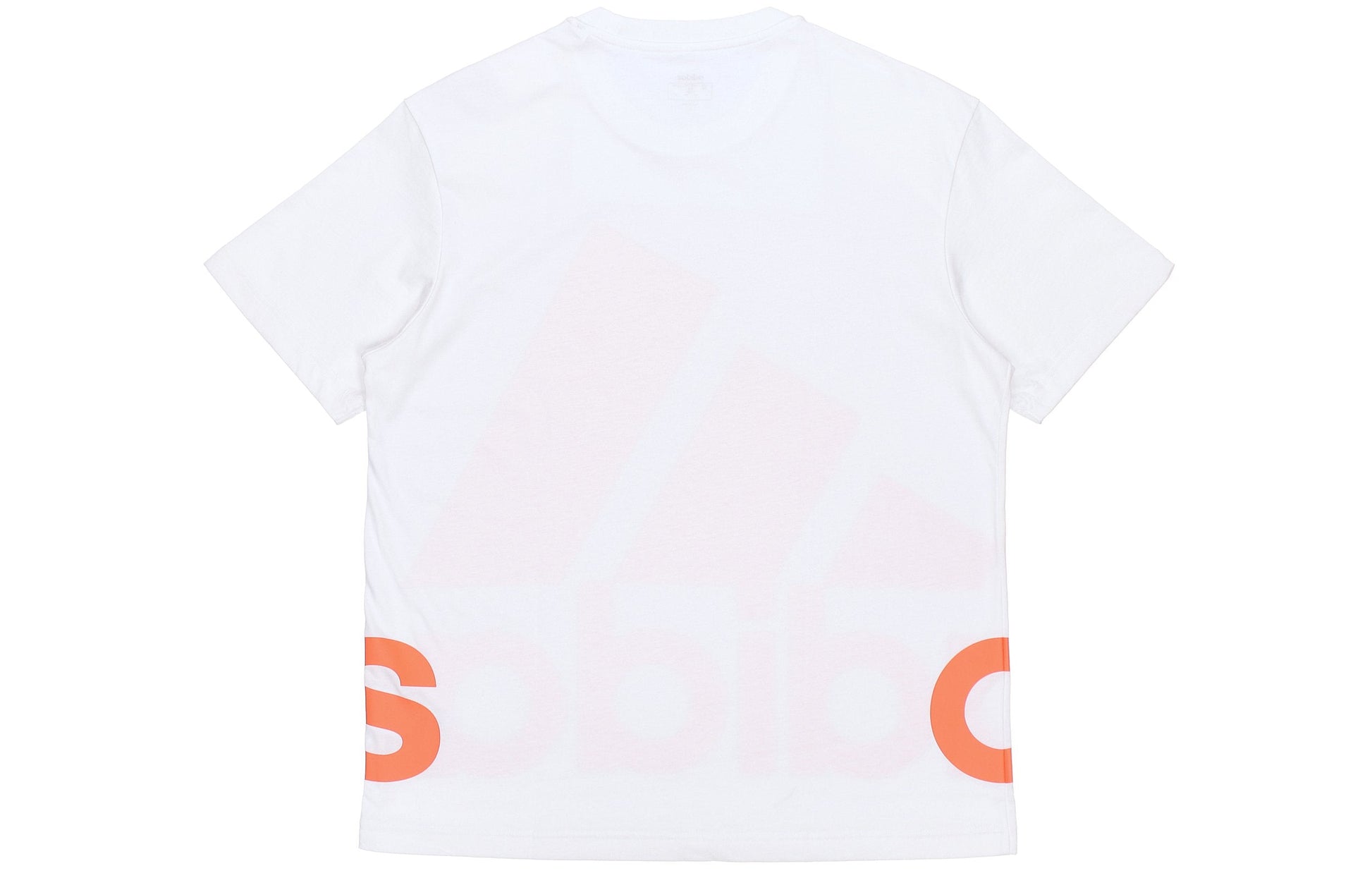 adidas FAV BL TEE Round-neck Short-sleeve Tee Men White/Orange GK3326