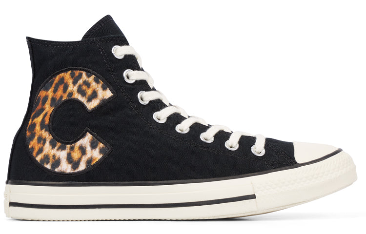 Converse Chuck Taylor All Star 70s Wild Logo High Top C-Leopard 'Black White' 164673C
