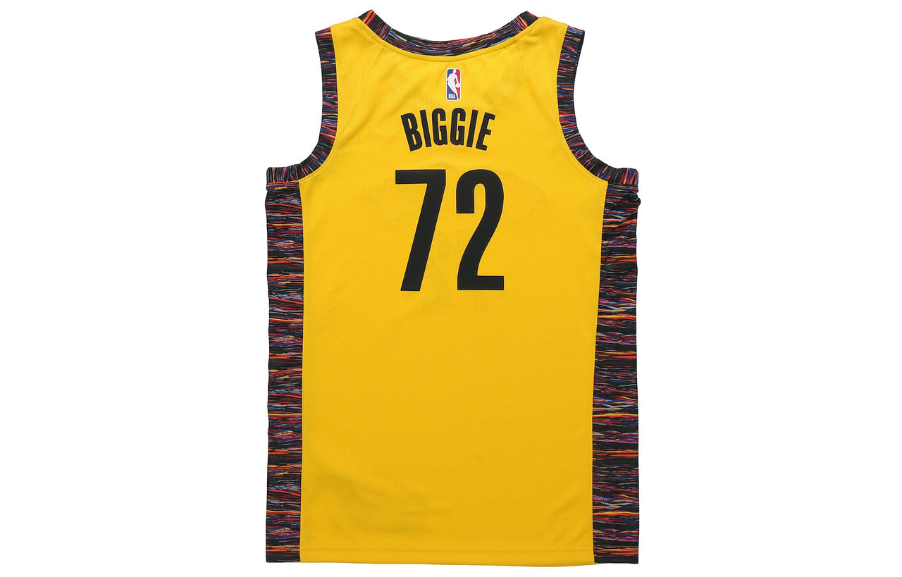 Nike Brooklyn NetsNba SwingmanBasketball Jersey For Men Yellow CU0193-728
