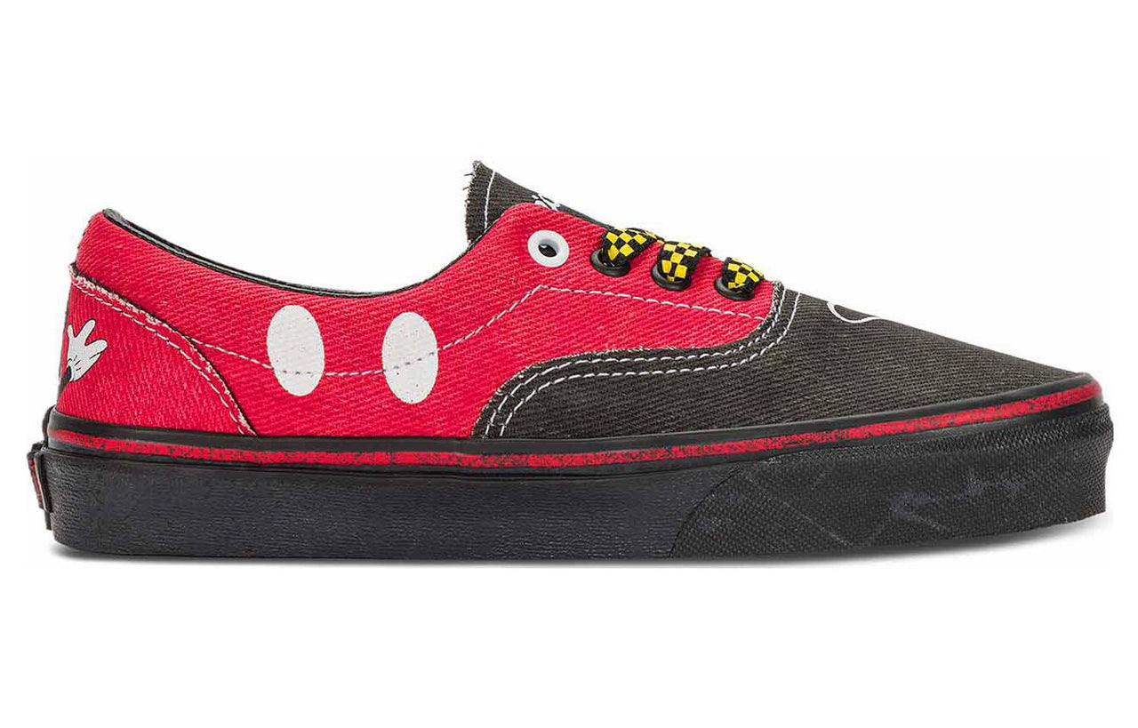 Vans X Disney Era Mickey Mouse Denim Sneakers 'Black Red' VN000EWZDNM