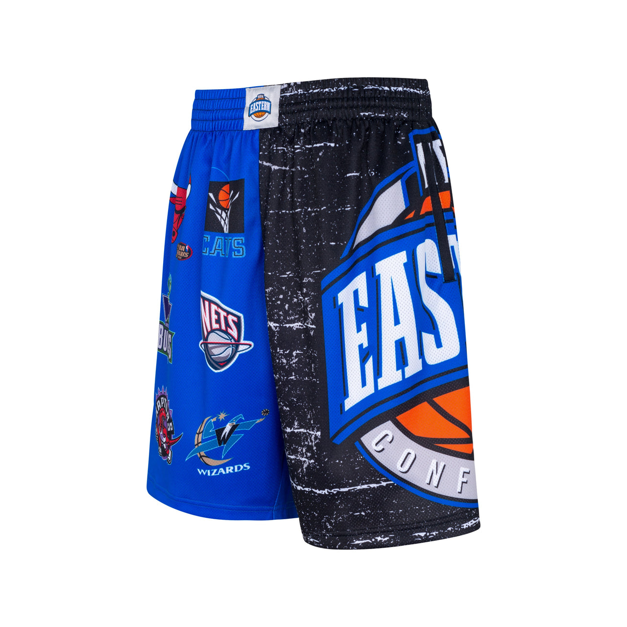 Mitchell & Ness x NBA All-Star East Jumbotron 3.0 Shorts 'Black Blue' PSHR4984-ASEYYPPPMTWH