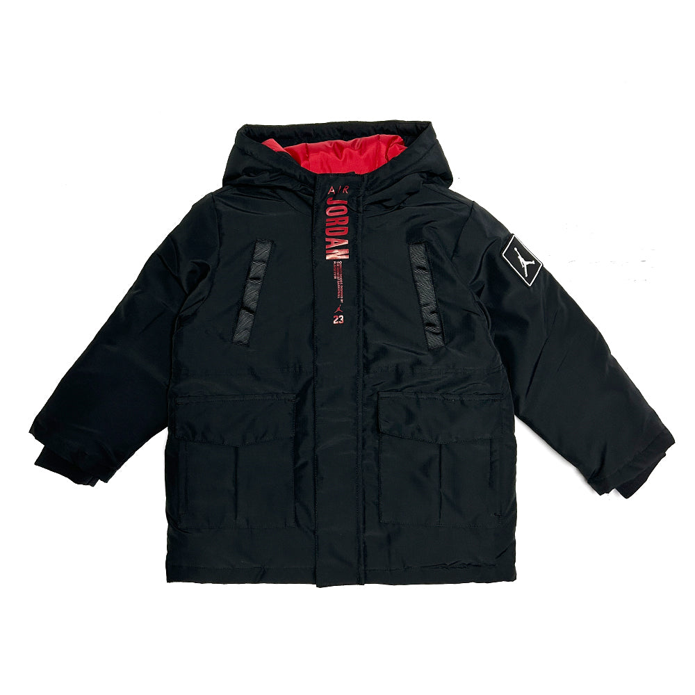 (PS) Air Jordan Winter Warm Parka Down Jacket 'Black Red' JD2342016GS-001