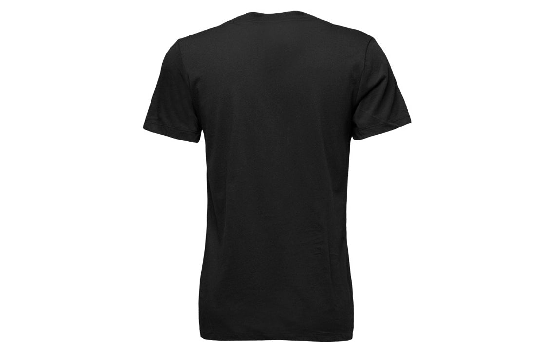 (WMNS) Converse Logo Printing Sports Short Sleeve Black 10009151-001
