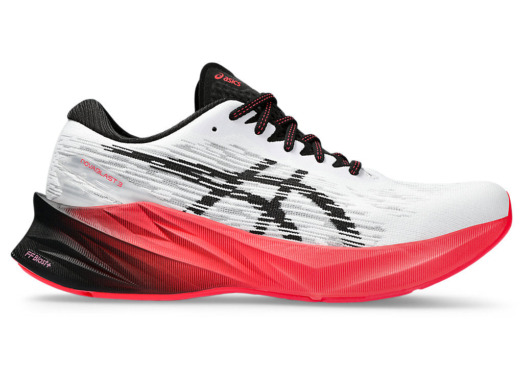ASICS Novablast 3 Wide 'White Black Electric Red' 1011B459-104
