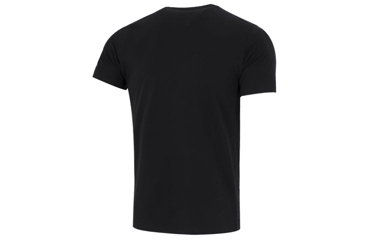 Men's adidas Geometry Pattern Alphabet Printing Athleisure Casual Sports Round Neck Short Sleeve Black T-Shirt HD6367
