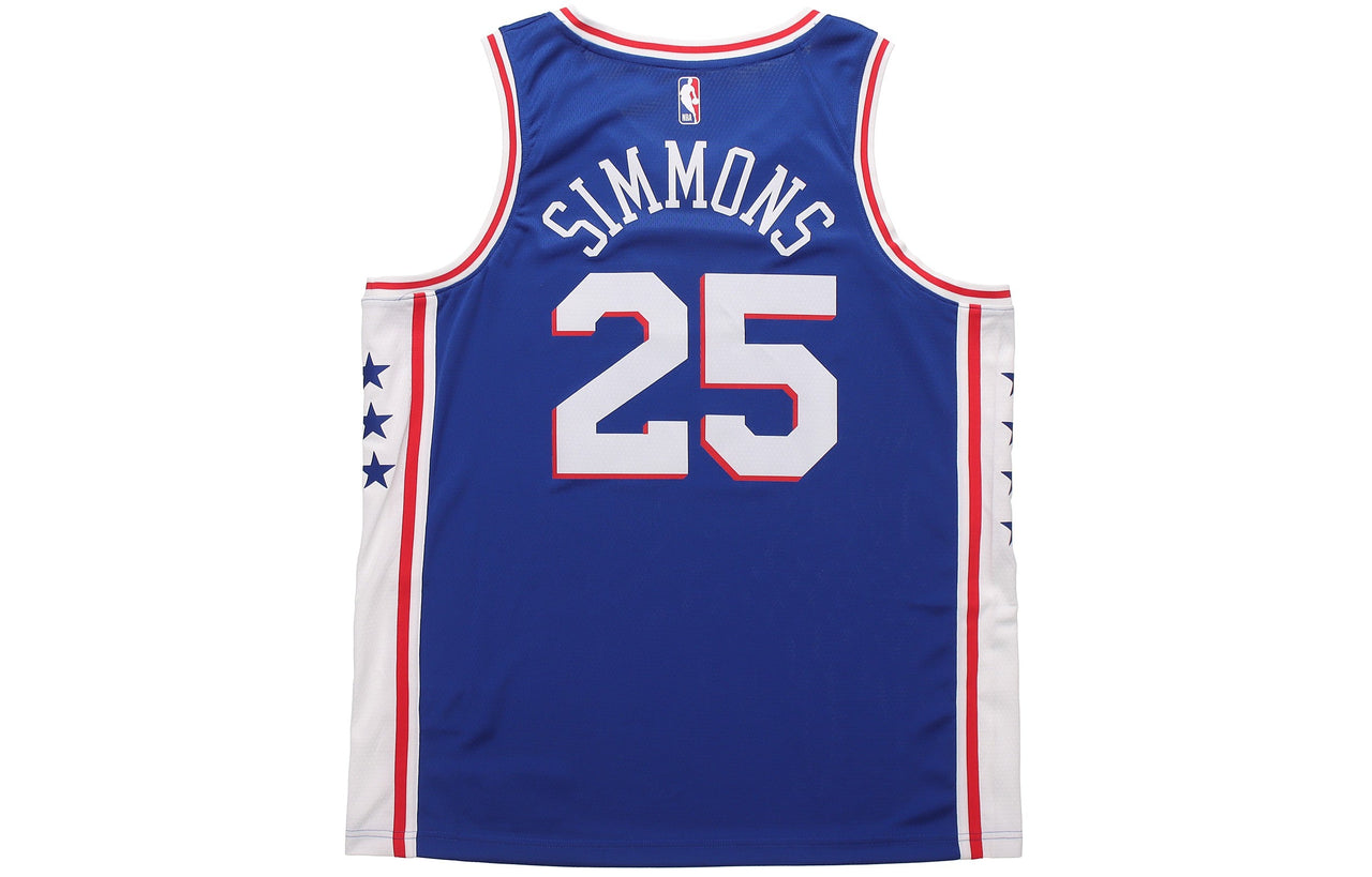 Nike 2020 Philadelphia 76ers Sports Jersey Men's Dungeon Blue CW3678-498