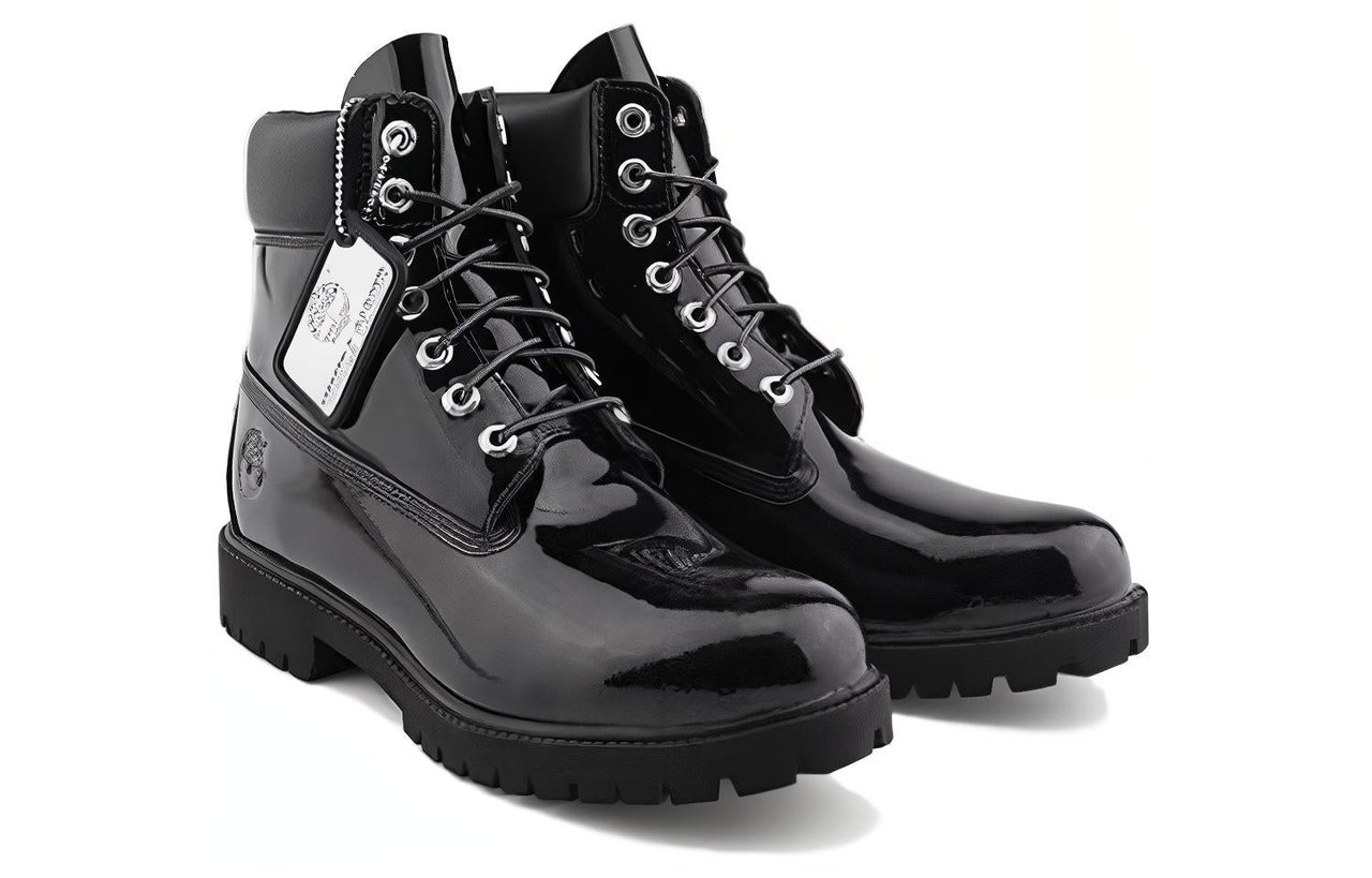 Timberland x Veneda Carter 6 Inch Boots 'Black Patent Leather' A6D8ZM