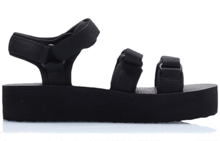 (WMNS) Li-Ning Two Straps Sandal 'Black' AGUP008-2