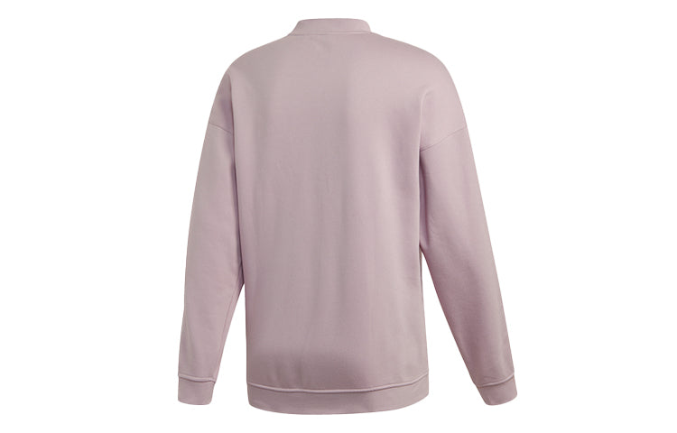 adidas originals Casual Sports Round Neck Pullover Pink Purple Gray ED6123