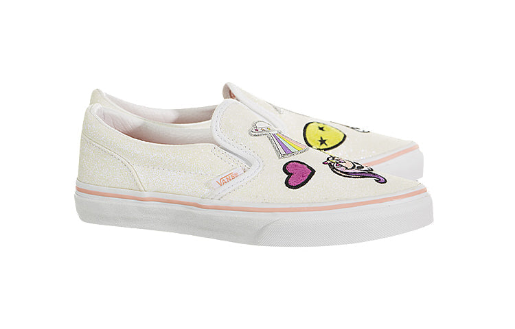 Vans Classic Slip-On Minimalistic Cozy Low Tops Casual Skateboarding Shoes White VN0A4BUTT3V