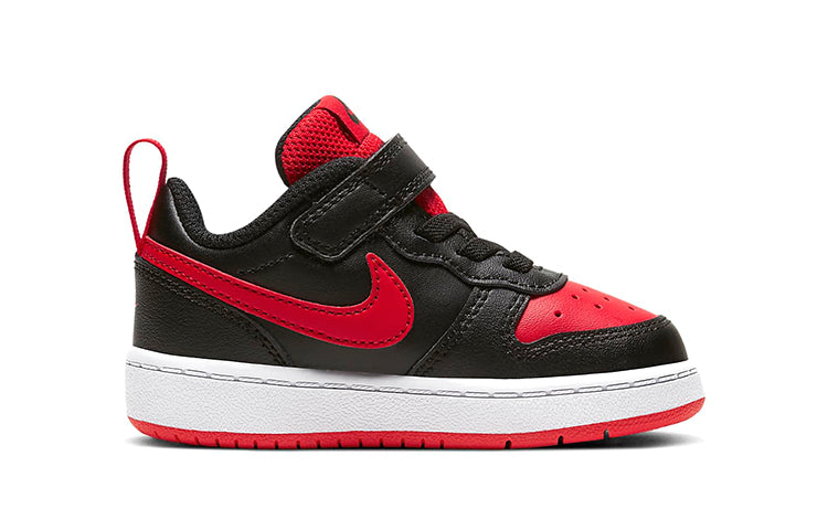 (TD) Nike Court Borough Low 2Velcro 'Bred' BQ5453-007