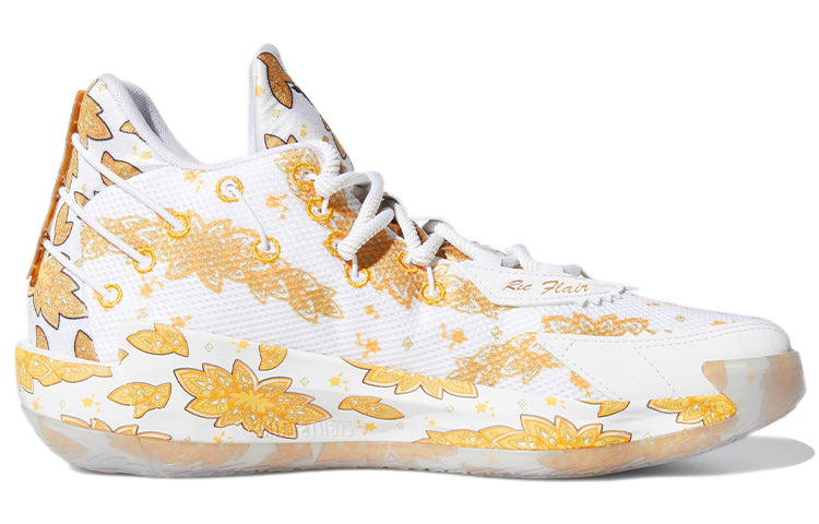adidas Ric Flair x Dame 7 GCA 'White Gold Metallic' FY2802