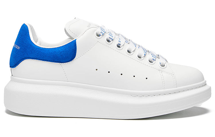 (WMNS) Alexander McQueen Oversized Shoes 'White Royal Blue' 719412WHGP78981