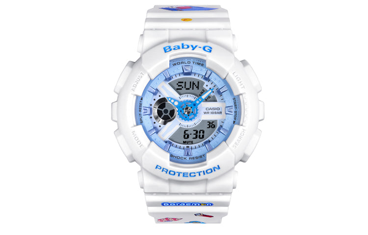 CASIO Baby-G 'White Doraemon' BA-110BE-7APRDL