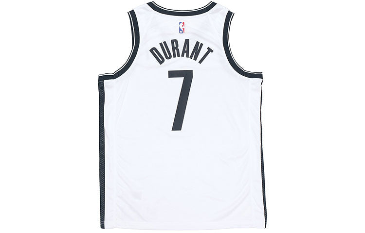 Nike MENS SW 20-21 Brooklyn Nets Durante 7 Basketball Vest White CW3584-108