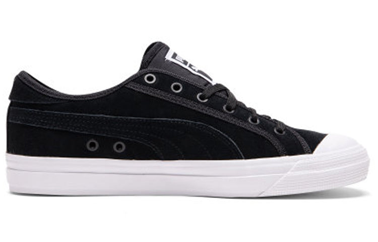 PUMA Capri Suede Low Tops Retro Casual Skateboarding Shoes Unisex Black 369999-01