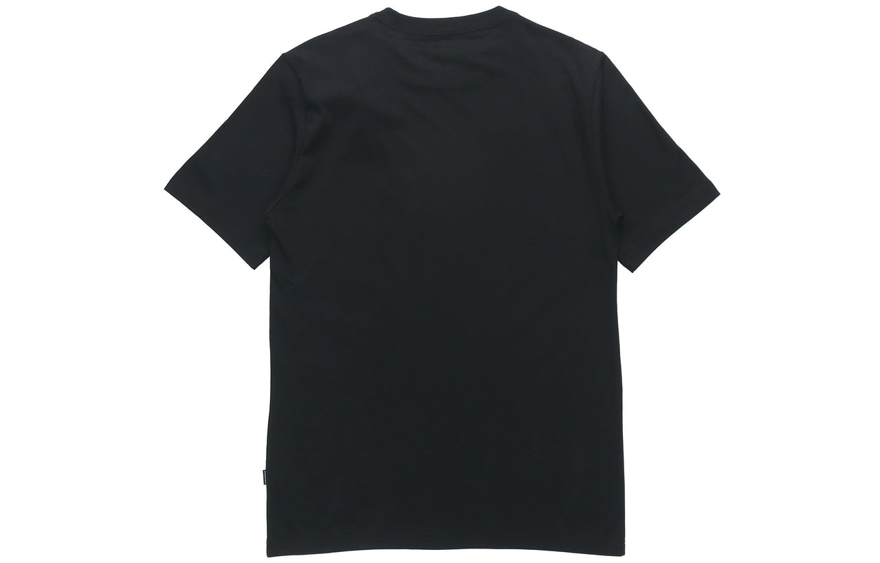 Converse Alphabet Logo Printing Round Neck Short Sleeve Black 10018568-A01
