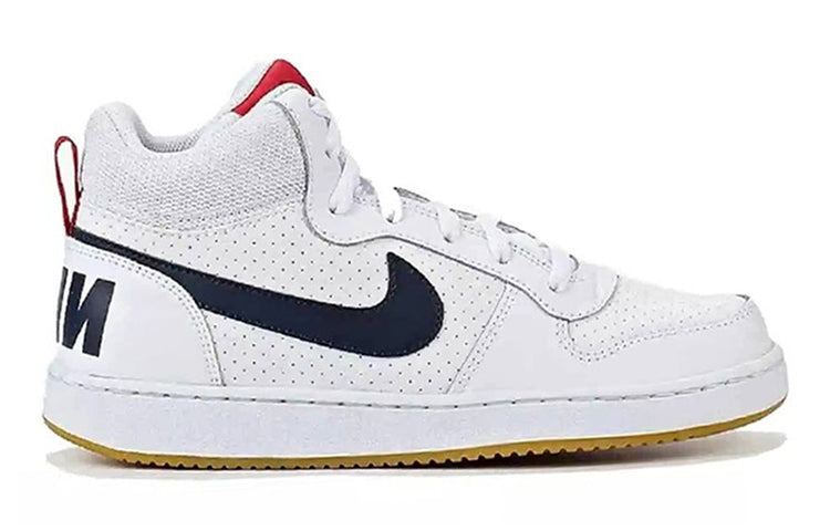 (GS) Nike Court Borough Mid 'White Obsidian Gum' 839977-107