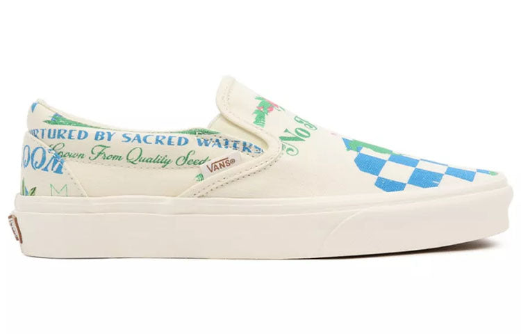 Vans Classic Slip-On Eco Theory 'White Blue' VN000XG8AS1