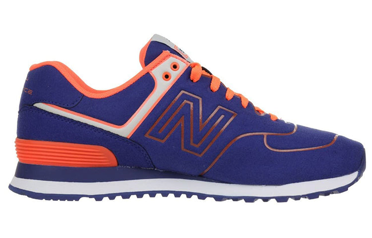 New Balance 574 Neon Lights Sneakers Blue/Orange ML574NEL