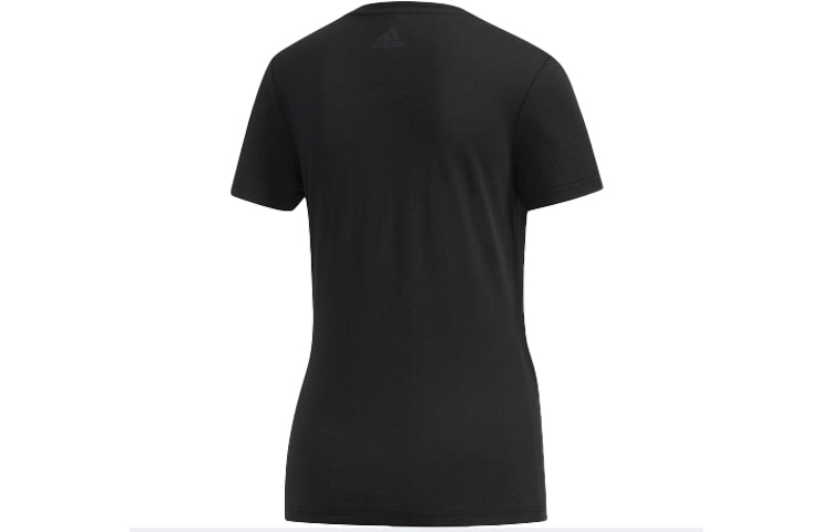 (WMNS) adidas Training Short Sleeve Black DY8680
