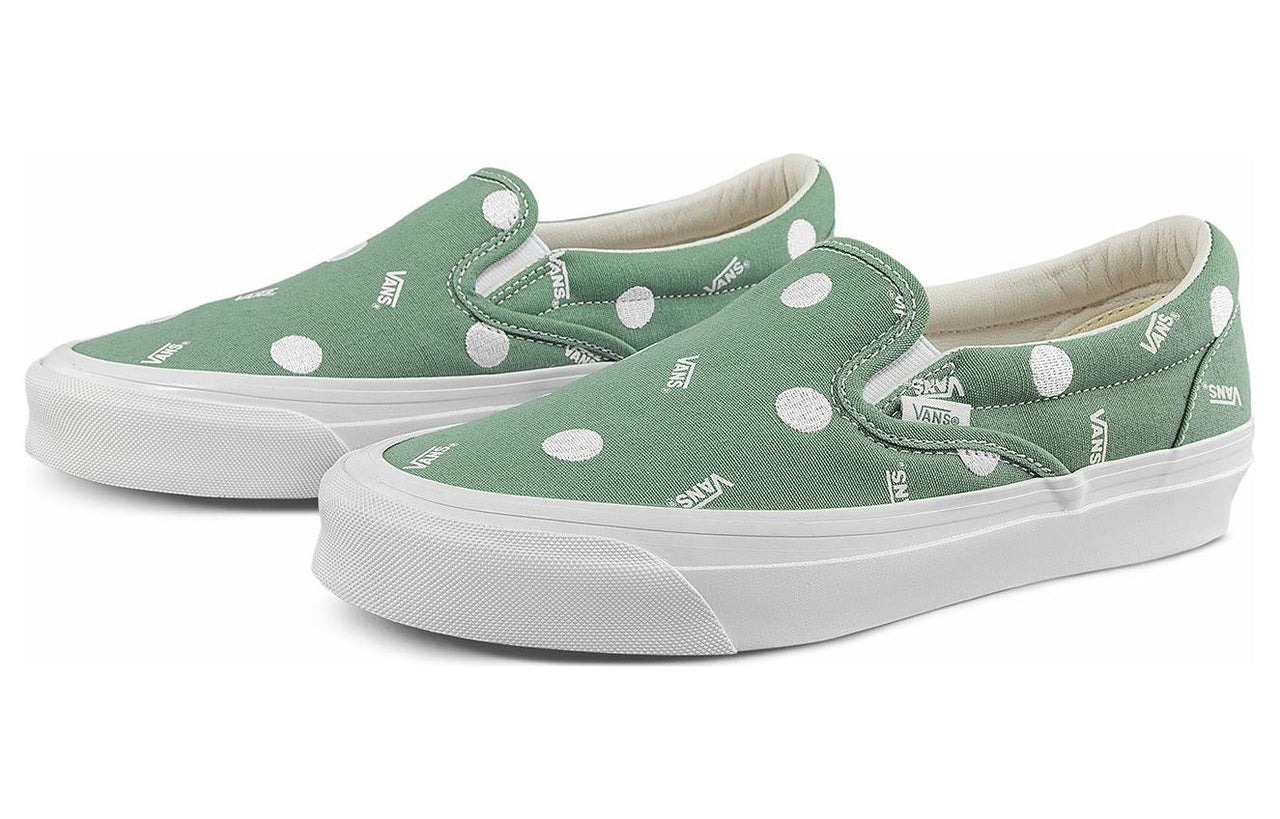 Vans OG Classic Slip-On LX 'Polka Dot - Green' VN0A45JKLDN