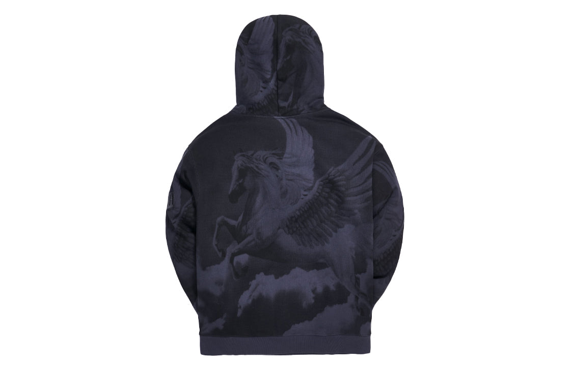 Men's KITH Pegasus Printing Long Sleeves Black KH2432-100
