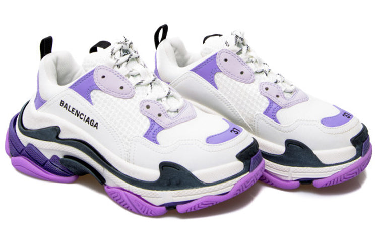 (WMNS) Balenciaga Triple S Sneaker 'White Lilac' 524039W09OM9055
