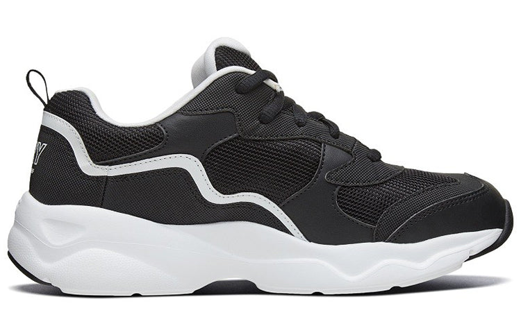 (WMNS) Skechers D'Lites Airy 'Black White' 66666231-BKW
