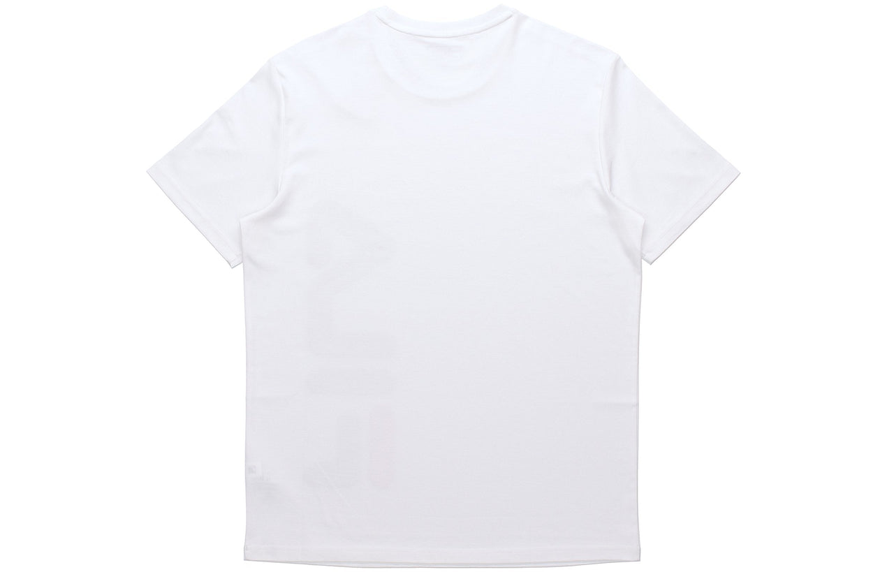 FILA Casual Logo Printing Sports Round Neck Short Sleeve White F11M028163A-WT