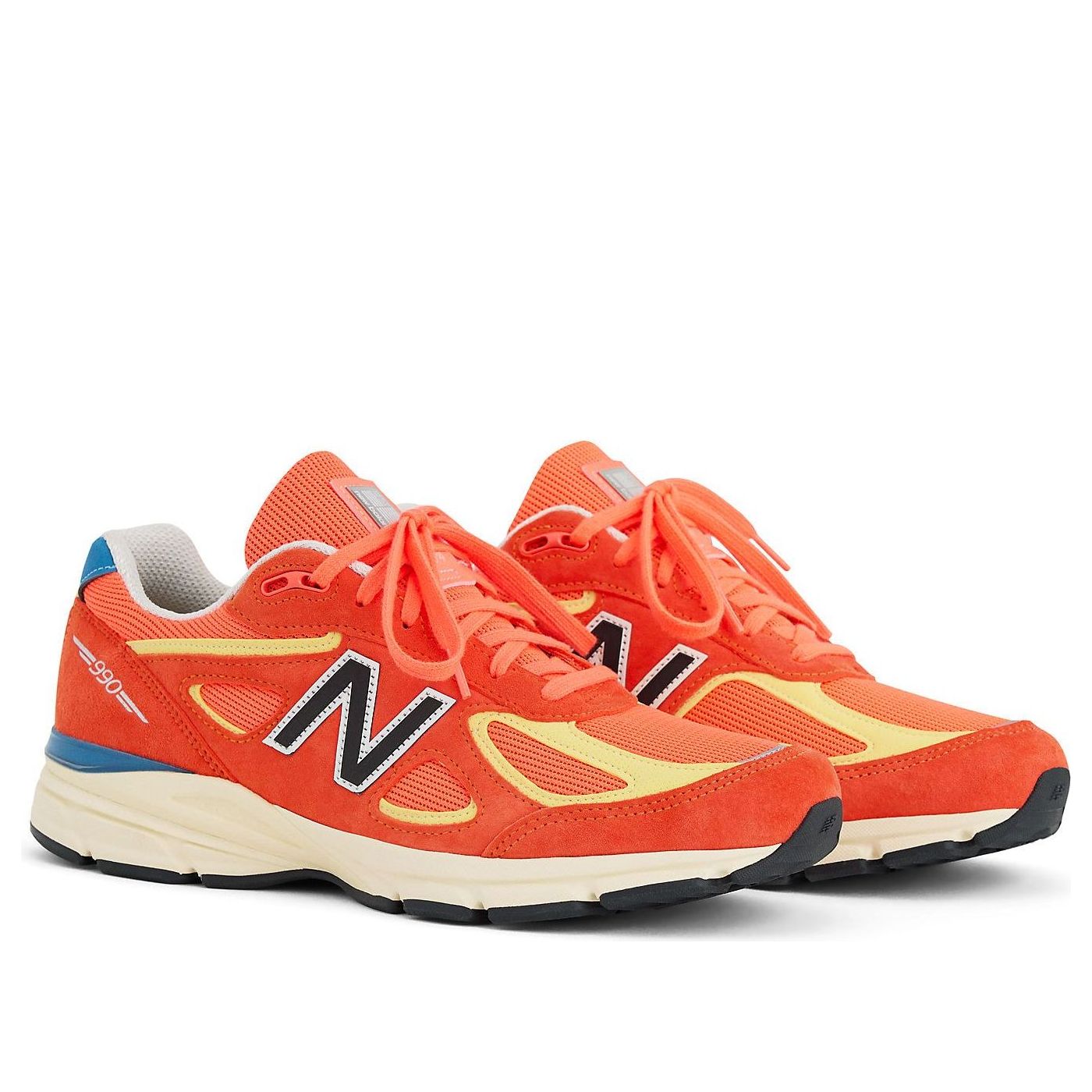 New Balance 990v4 Made in USA 'Urgent Red Maize Sea Stone' U99076B