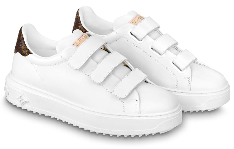 (WMNS) LOUIS VUITTON LV Velcro Sneakers 'White' 1AAF7C
