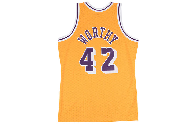Mitchell & Ness NBA Swingman Jersey 'Los Angeles Lakers - James Worthy 1984-85' SMJYAC18090-LALLTGD84JWO