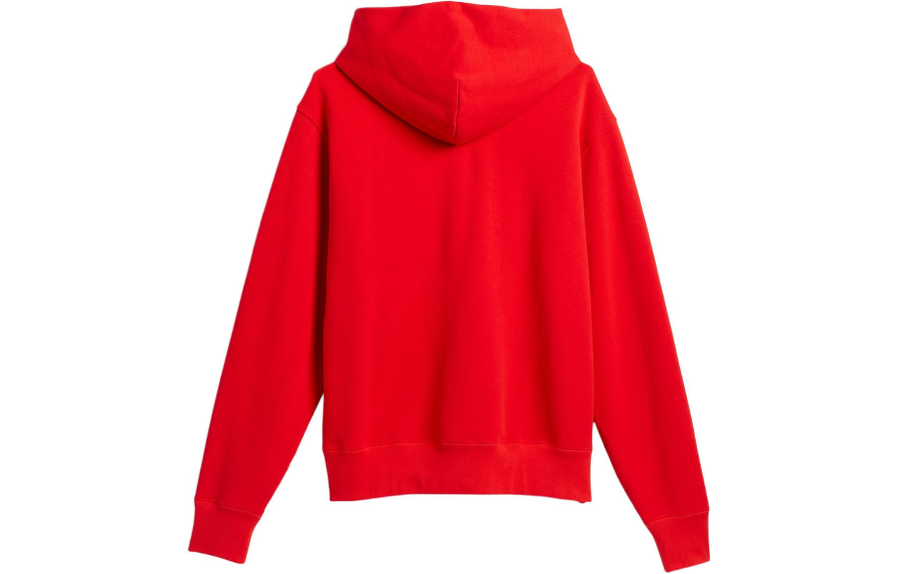 adidas x Pharrell Humanrace Small Logo Hoodie 'Red' HF9903