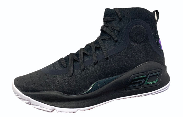 (GS) Under Armour Curry 4 Mid 'Black' 1295995-007